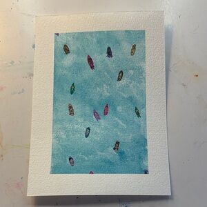 Abstract Blue Art Print